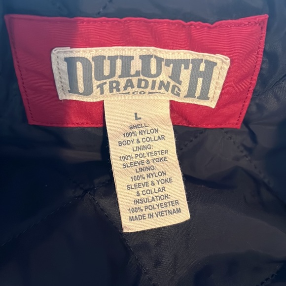 Mens L Duluth Trading full zip Nylon jacket - Picture 4 of 8